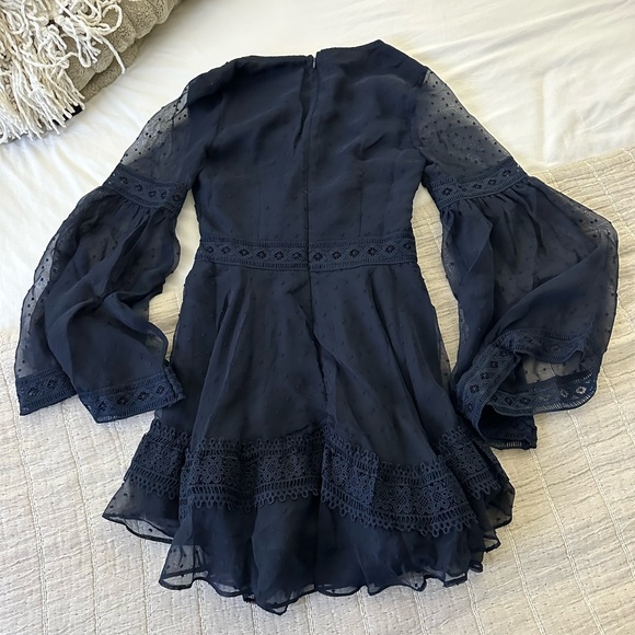 TwoSisters Arella Dress - Navy Blue Size XS - Picture 12 of 13